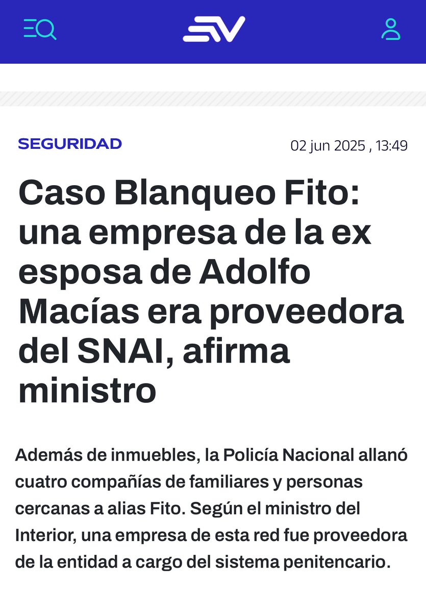 Joffre Campaña Mora (@joffrecampana) on Twitter photo Lo denuncié ante la <a href="/AsambleaEcuador/">Asamblea Nacional</a>
Pero lo más grave es que la empresa de la esposa de Fito le vendía a Corganpecsa, de propiedad de El Ordeño que se quedó con millonarios contratos.
Acusaron injustamente a <a href="/LafattoriaSA/">LAFATTORIA S.A.</a> al punto de prácticamente quebrarla. Lo denuncié ante la <a href="/AsambleaEcuador/">Asamblea Nacional</a>
Pero lo más grave es que la empresa de la esposa de Fito le vendía a Corganpecsa, de propiedad de El Ordeño que se quedó con millonarios contratos.
Acusaron injustamente a <a href="/LafattoriaSA/">LAFATTORIA S.A.</a> al punto de prácticamente quebrarla.