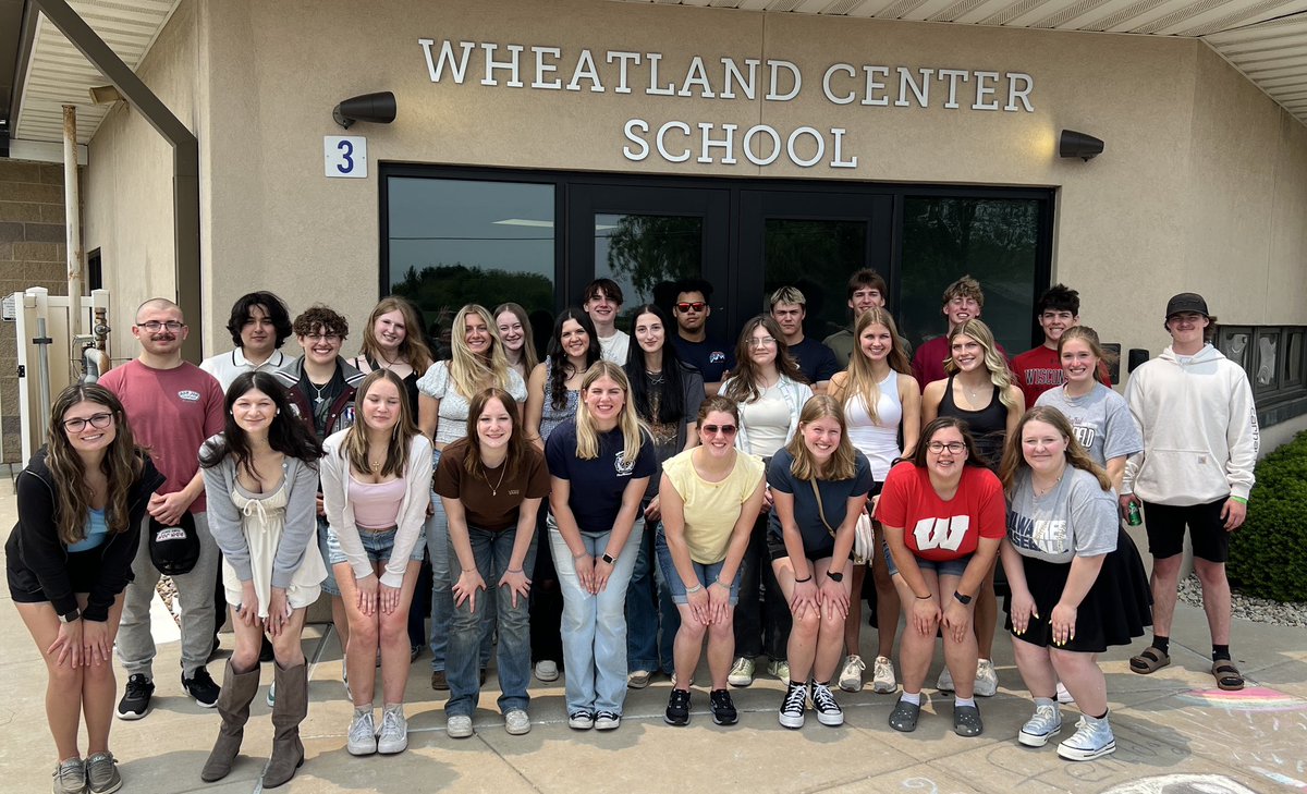 Today was full of memories as our graduating Seniors returned to their Elementary school roots! We wish them the best on their flight forward!  🎓💙💛 #wcsflight #OnceAWarhawkAlwaysAWarhawk #wcsAlumni