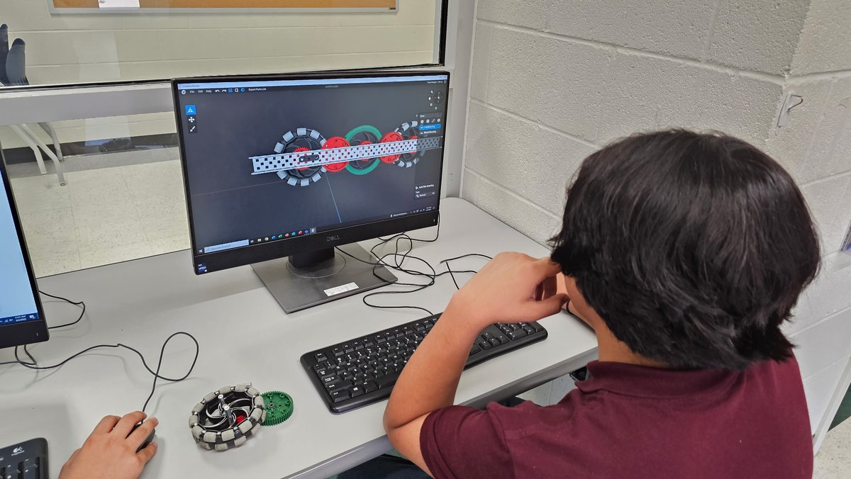 MrCortezRobotic's tweet image. Kicking off Summer Cool Robotics Camp with game analysis and robot design! Day 1 was a huge success, I was excited to see engineering notebooks filled with ideas and creativity and CAD designs built to solve challenges!