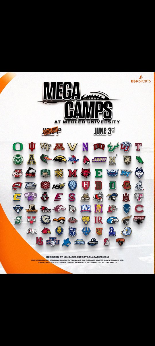 GuthyYannick's tweet photo. I will be attending Mercer Mega Camp tomorrow, June 3rd ‼️

@PeterDaletzki @ImmoOsterkamp @MercerFootball @ShaedonMeadors https://t.co/ehqXQ47jES