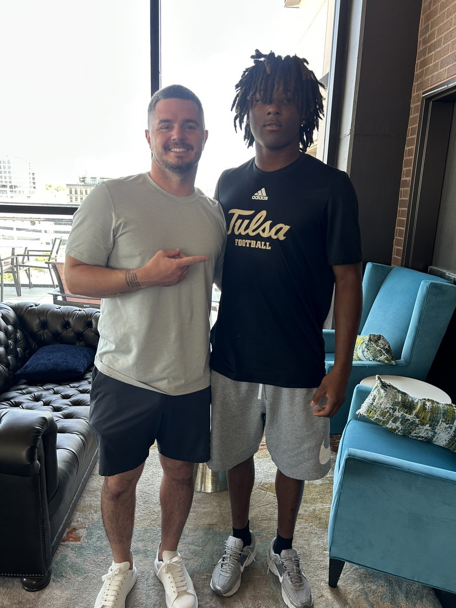 Courtney "CJ" Lewis Jr '26 (@ballwitcee_) on Twitter photo Thanks to <a href="/CoachTreLamb9/">Tre Lamb</a> & <a href="/TulsaFootball/">Tulsa Football</a> Coaches & Staff members for making my FIRST official visit a success✅!! <a href="/Switz/">Ryan Switzer</a>
<a href="/CoachBRobbins/">Brad Robbins</a> <a href="/TeamKamMartin/">Kam Martin ⁶</a> <a href="/TyDarlingtonTU/">Ty Darlington</a> <a href="/jscelfo66/">Coach Joe Scelfo</a> <a href="/erynnxlove/">Erynn Love</a> <a href="/AndrewLee_CFB/">Andrew Lee</a>
<a href="/MasonBehiel/">Mason Behiel</a> <a href="/coach_khuff/">Coach Huff</a> <a href="/CyLakes_FB/">Cypress Lakes FB</a> <a href="/CoachCarter_19/">Tyrone Carter M.Ed</a> <a href="/CoachTryon/">Michael Tryon Jr.</a> Thanks to <a href="/CoachTreLamb9/">Tre Lamb</a> & <a href="/TulsaFootball/">Tulsa Football</a> Coaches & Staff members for making my FIRST official visit a success✅!! <a href="/Switz/">Ryan Switzer</a>
<a href="/CoachBRobbins/">Brad Robbins</a> <a href="/TeamKamMartin/">Kam Martin ⁶</a> <a href="/TyDarlingtonTU/">Ty Darlington</a> <a href="/jscelfo66/">Coach Joe Scelfo</a> <a href="/erynnxlove/">Erynn Love</a> <a href="/AndrewLee_CFB/">Andrew Lee</a>
<a href="/MasonBehiel/">Mason Behiel</a> <a href="/coach_khuff/">Coach Huff</a> <a href="/CyLakes_FB/">Cypress Lakes FB</a> <a href="/CoachCarter_19/">Tyrone Carter M.Ed</a> <a href="/CoachTryon/">Michael Tryon Jr.</a>