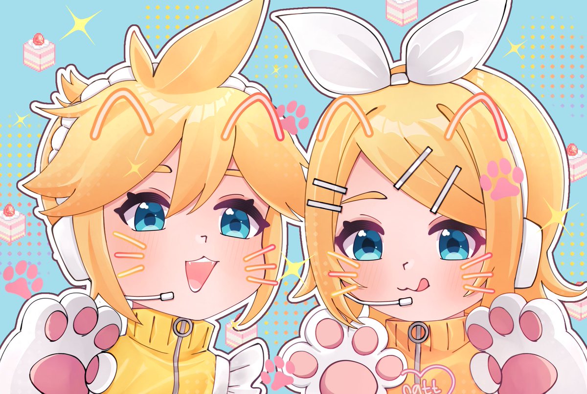 Today is my birthday, I didn't have time to draw for myself, but drawing Rin and Len was really fun!! 💛
#Fanart  #VOCALOID #KagamineLen #KagamineRin #Twins