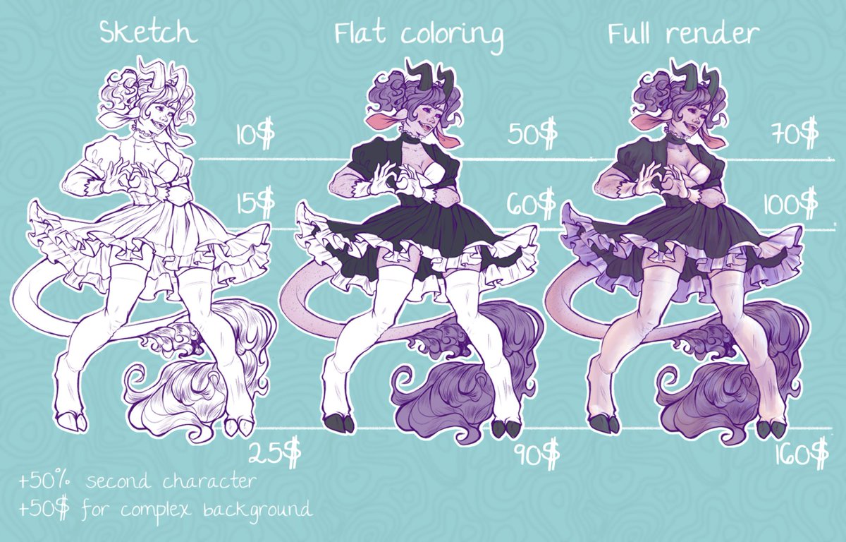 alcidence's tweet image. I am now open for commissions!
To read more and read my ToS - you can visit my Carrd.
alci-comm-info.carrd.co
And also check out my VGen - vgen.co/alcidence
Also Don't be shy to ask me in DM's!