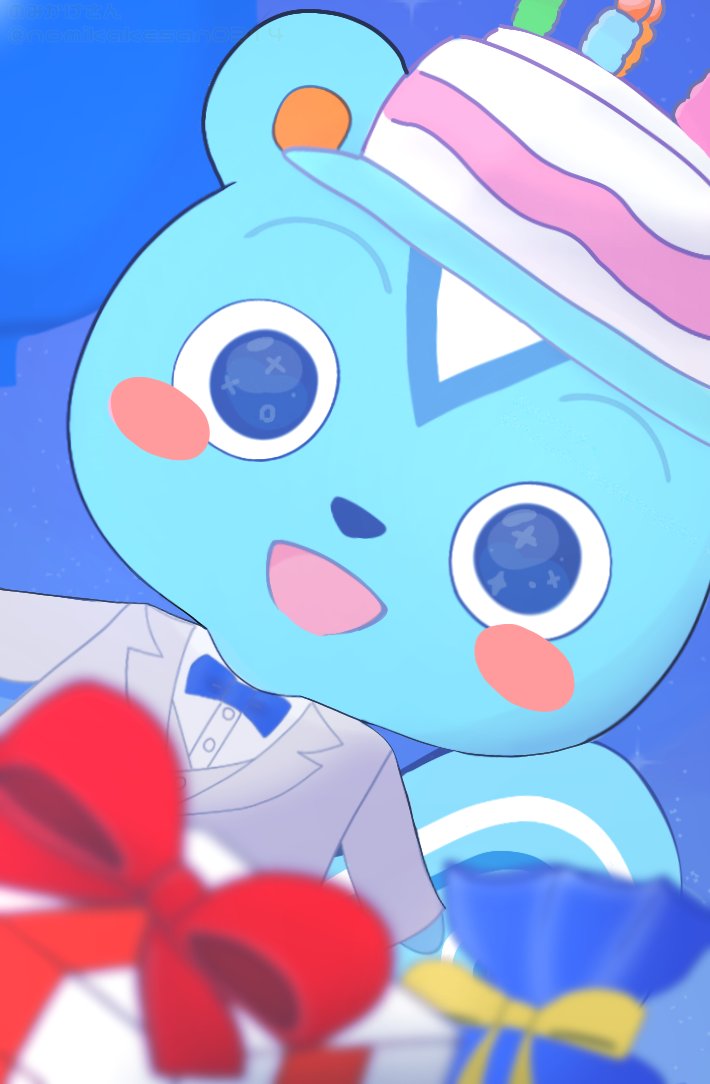 FF9B9D's tweet photo. 誕生日おめでとう。
#Filbert #どう森美術部 #どうぶつの森 https://t.co/3irEFgFf2D