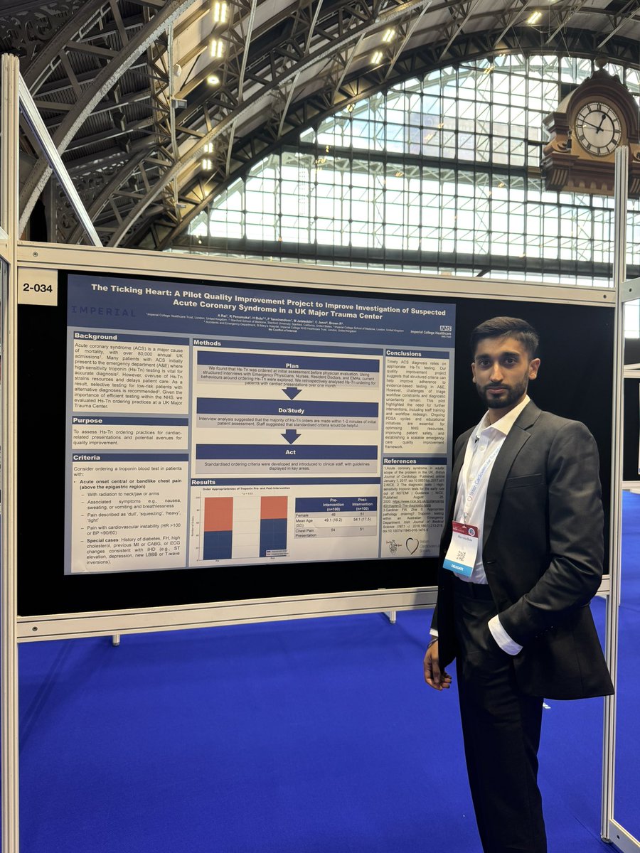 Had a great day presenting our QI project on ACS management at <a href="/BritishCardioSo/">British Cardiovascular Society</a>  2025 Conference. Proud to deliver another study under the Global Cardiology Research Collective, Heart Reviews. Big thanks to <a href="/AmarRai_23/">Dr. Amar Rai, MD</a> and Dr Rahul Penumaka!