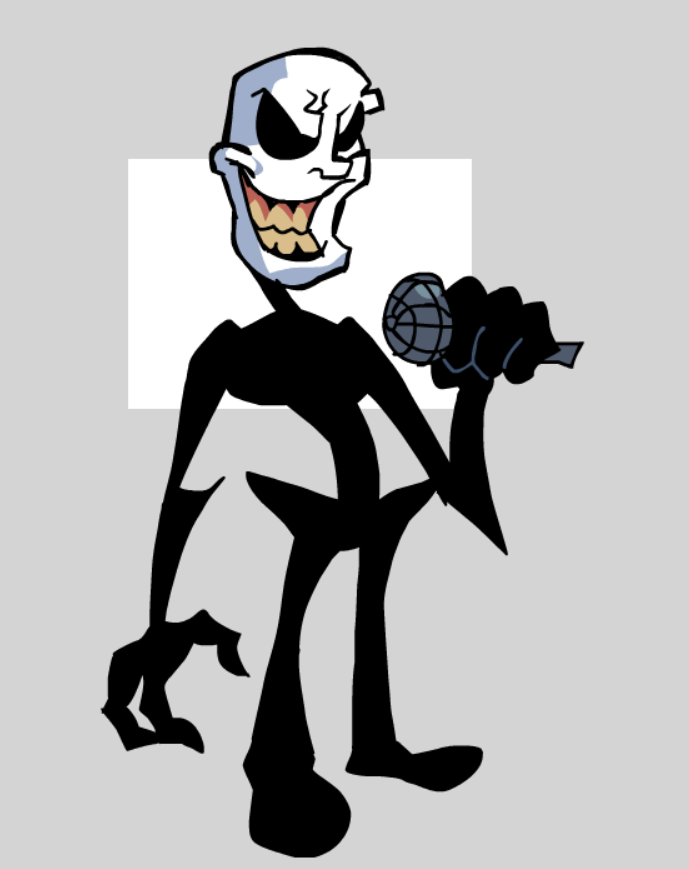 QubaIsFake's tweet photo. @BunnyMalicious here is how the popular troll character from the fnf mod trollge files would look like if he was made in 2025 and he was used in an fnf mod without permission #phantomarcadeartstye #phantomarcade https://t.co/q2DzIW7dlA