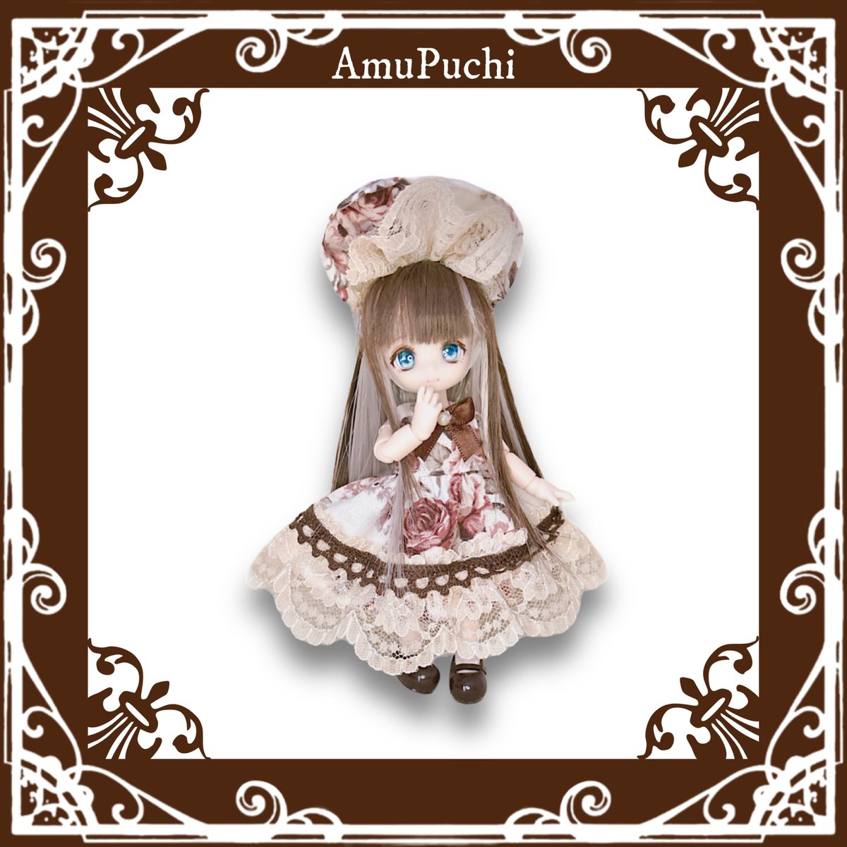 和装❤️小紋着物❤️日傘♡ハンドメイド♡ドールチャーム 和装❤️小紋着物❤️日傘♡ハンドメイド♡ドールチャーム