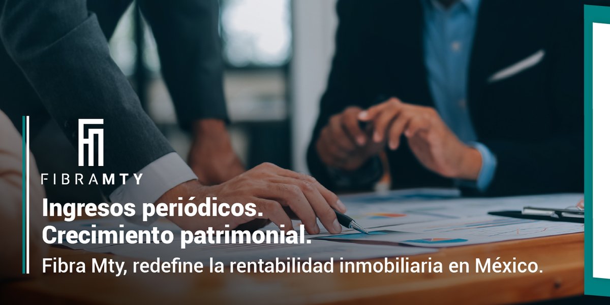 fibra_mty's tweet photo. Invierte en bienes raíces de la forma más eficiente.
Fibra Mty te permite generar ingresos periódicos y crecer tu patrimonio con un portafolio sólido de inmuebles industriales dedicados a manufactura ligera y logística.#SomosFibraMty
🔗 https://t.co/uMppitKFRo https://t.co/2RwKFixU7x