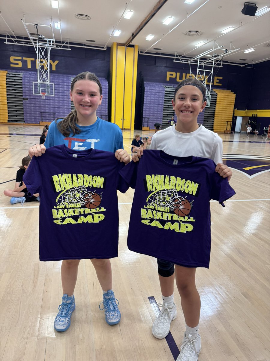 We had two <a href="/LE_HOOPS/">RHS Girls Basketball</a> campers of the day.   Way to show great SPORTSMANSHIP-WOD‼️ <a href="/RichardsonHS1/">Richardson HS</a> <a href="/RHS_StayPurple/">Richardson HS Eagle Athletics</a>