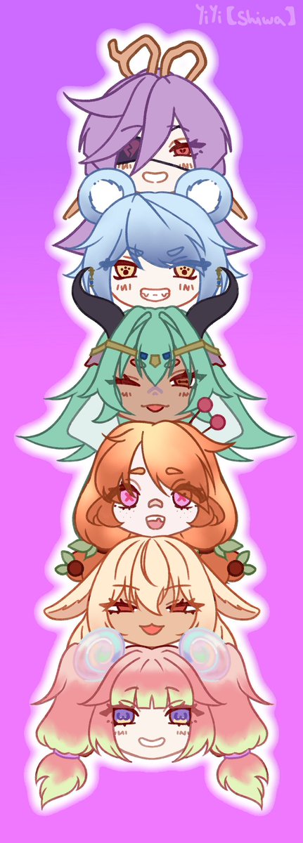 A tad late but happy 1 year anniversary to the VAllure talents 🫶 Hope you girls celebrate many more 🥳

#ArtsAndStabs 
#IceyCanvas
#BleatingArts
#DrawImmy
#ShibiArt 
#StronArts