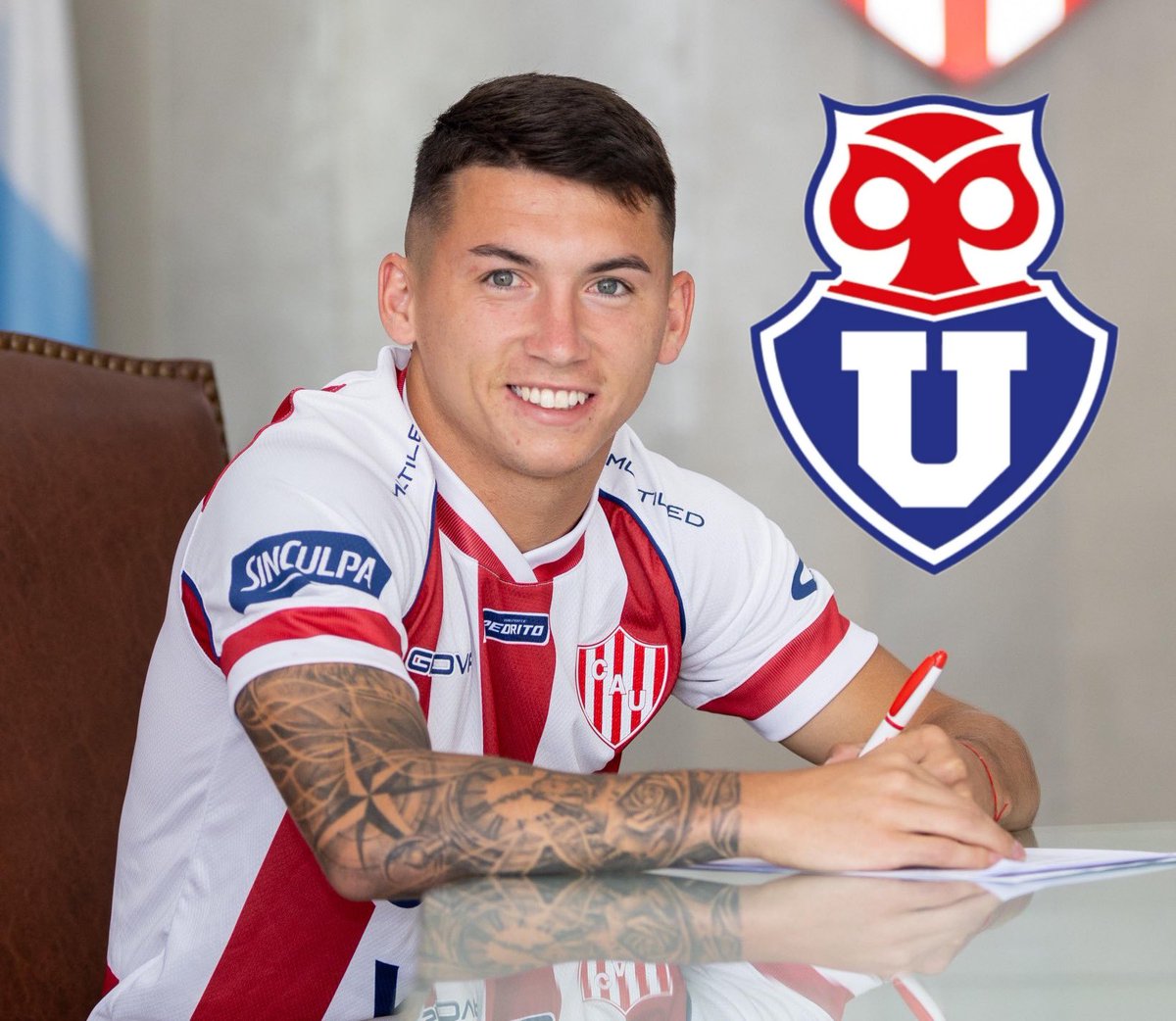🚨#UdeChile sigue de cerca la situación de Mateo del Blanco.

↪️ Desde principio de año el club 🇨🇱 demostró interés, pero por el momento no realizaron ningún movimiento.

📎 El #HoustonDynamo y dos clubes 🇦🇷 preguntaron condiciones.

➖Tiene contrato con #Unión hasta diciembre.