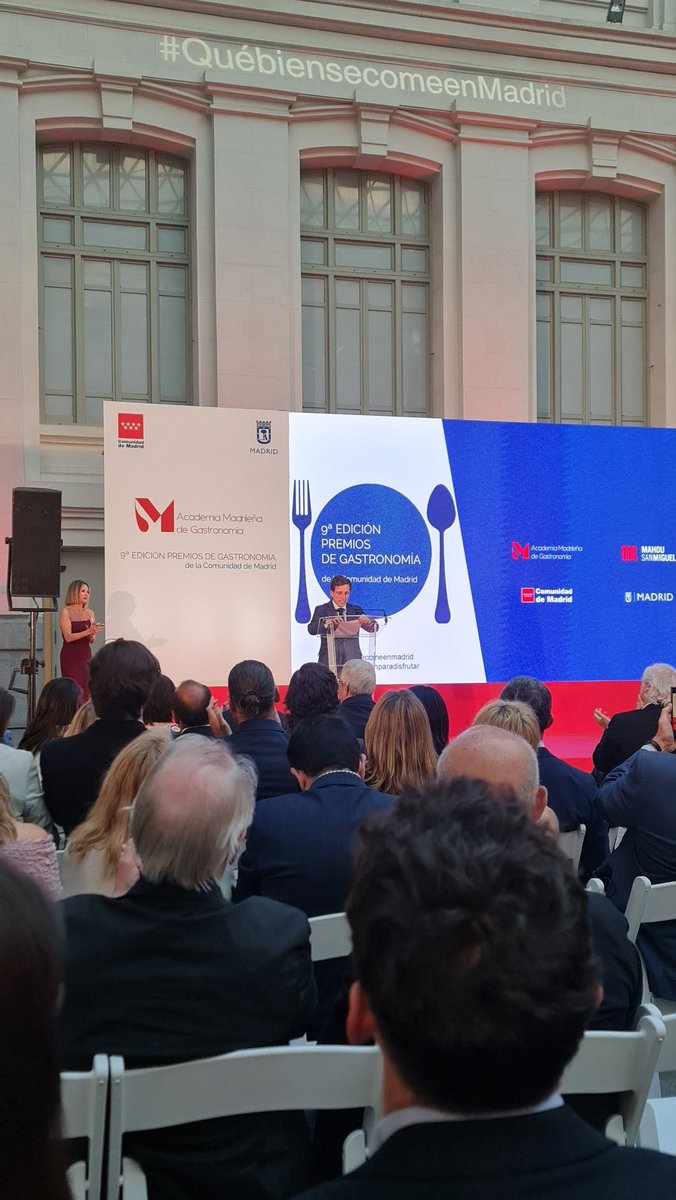 Felicidades a todos los premiados y a la <a href="/AcadMadGastro/">Academia Mad. Gastro</a> por su imprescindible labor #quebiensecomeenmadrid
