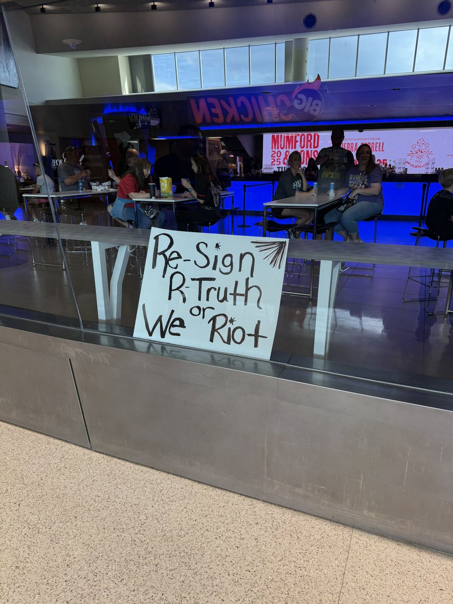OK Tulsa, lets get this started #WeWantTruth #RTruth #WWERAW