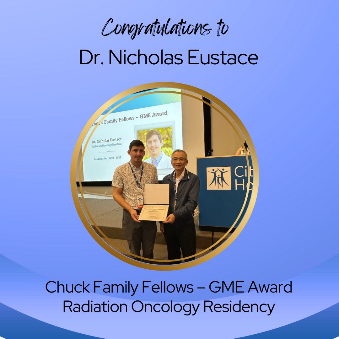 Terry Williams (@tewilliamsmd) on Twitter photo 🎉 Congratulations to Dr. Yi-Jen Chen and Dr. Nicholas Eustace on receiving their well-deserved awards at the <a href="/cityofhope/">City of Hope</a> GME Award Ceremony!! Congrats to Dr. Chen on an amazing career as well as you enter retirement! Your dedication and excellence continue to inspire us all. 👏 🎉 Congratulations to Dr. Yi-Jen Chen and Dr. Nicholas Eustace on receiving their well-deserved awards at the <a href="/cityofhope/">City of Hope</a> GME Award Ceremony!! Congrats to Dr. Chen on an amazing career as well as you enter retirement! Your dedication and excellence continue to inspire us all. 👏