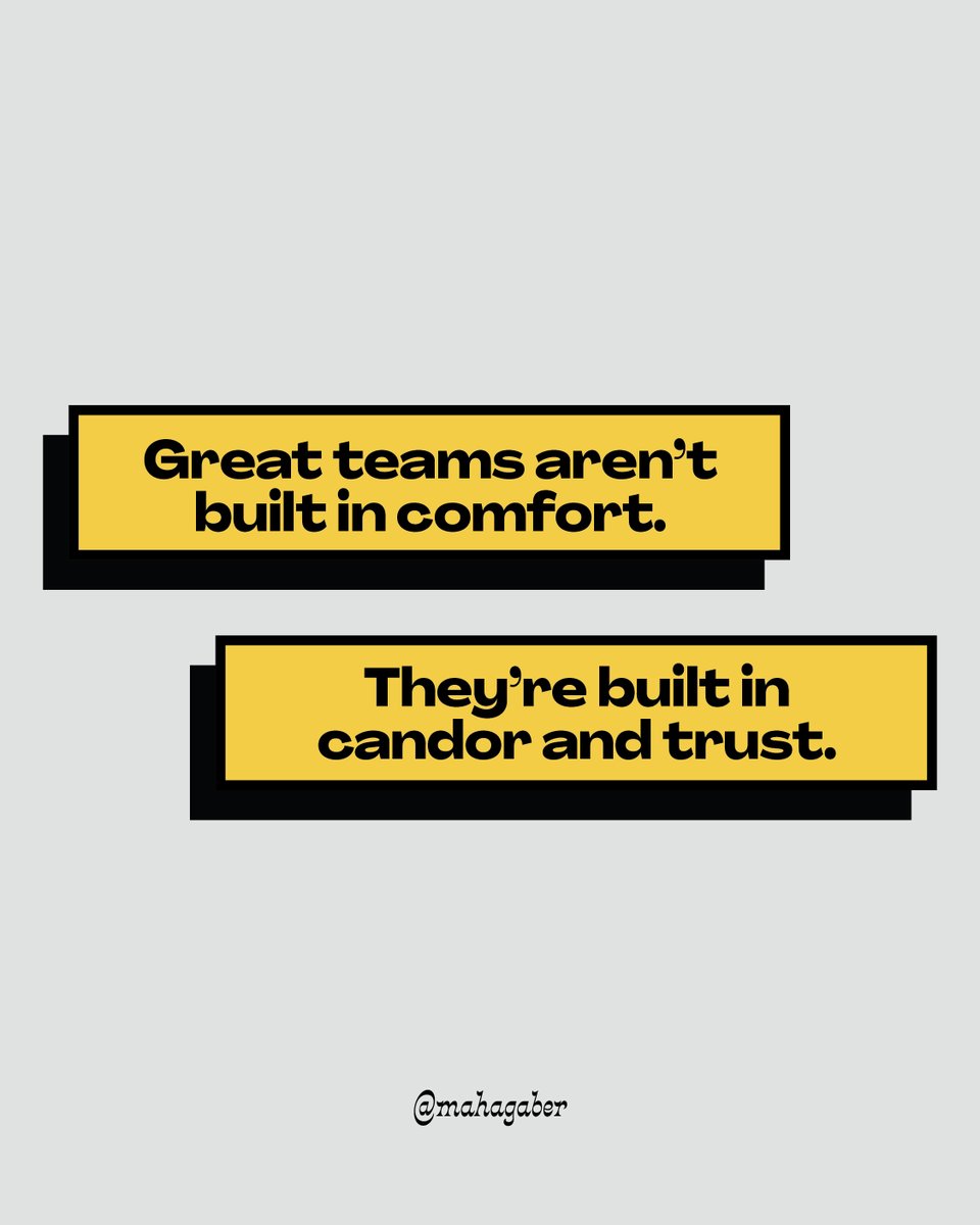Strong teams grow when honesty isn’t avoided and trust isn’t assumed. 

 It takes clarity, consistency, and the willingness to lead through tension, not around it.

That’s where team trust, growth and performance actually come from.