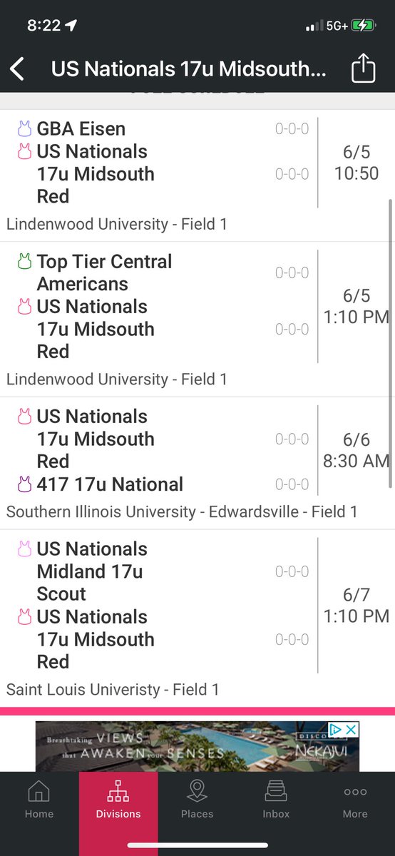 Cade Campbell (@cadecampbell_) on Twitter photo Good opening weekend going 3-1 with <a href="/usnatsmidsouth/">US Nationals MidSouth</a>.
First start on the mound for the summer. 3 IP, 7 Ks, 1 H.
Schedule for next weekend in St Louis below. Good opening weekend going 3-1 with <a href="/usnatsmidsouth/">US Nationals MidSouth</a>.
First start on the mound for the summer. 3 IP, 7 Ks, 1 H.
Schedule for next weekend in St Louis below.