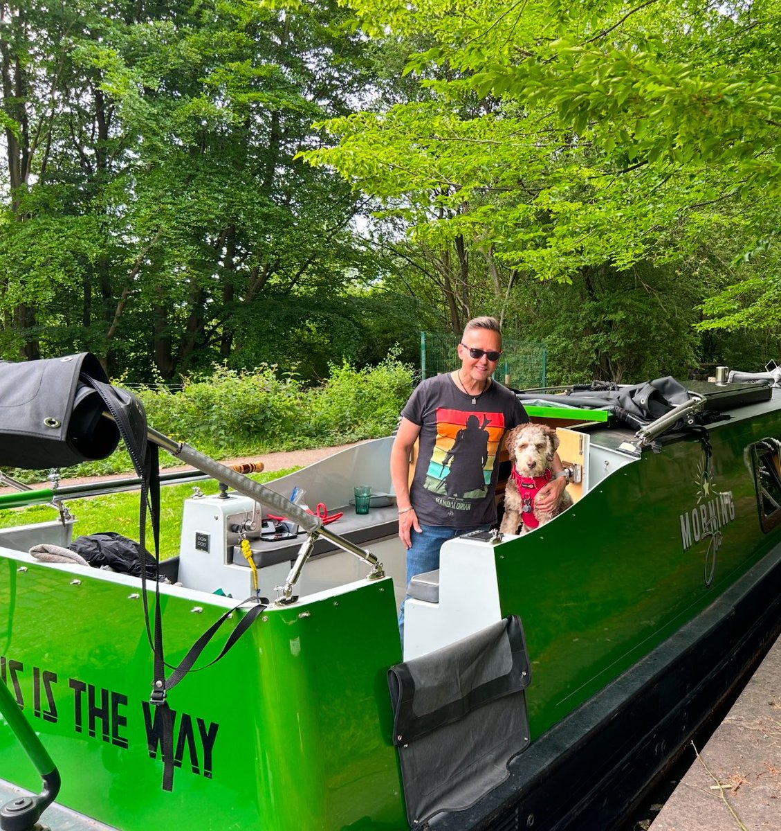 Loving the canals lately. The weather certainly helps. #mandolorian #thisistheway #canals #lifesbetterbywater