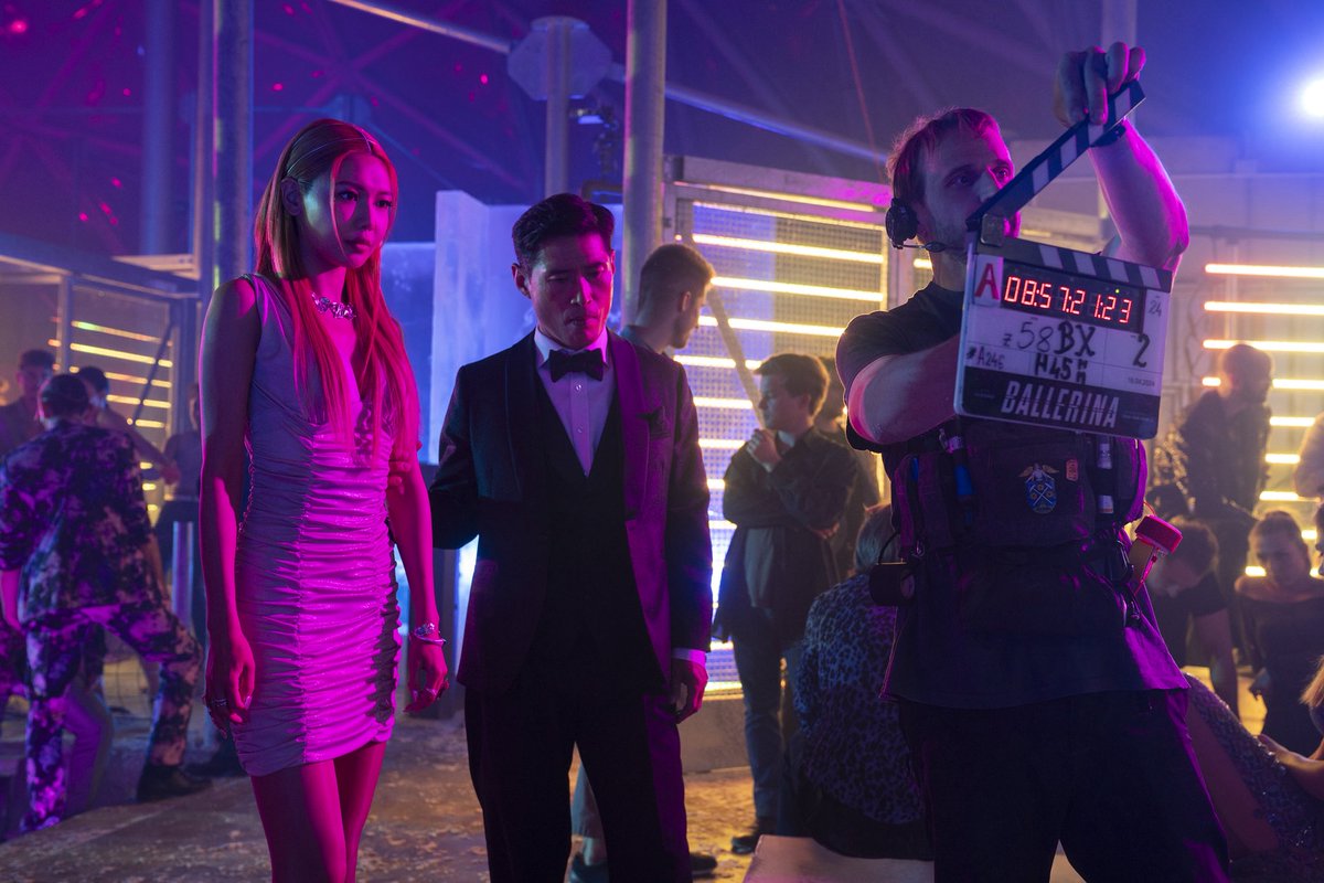 kchartsmaster's tweet image. Behind-the-scenes look at Sooyoung Choi from Girls’ Generation in From the World of John Wick: Ballerina, out in theaters June 6. #BallerinaMovie