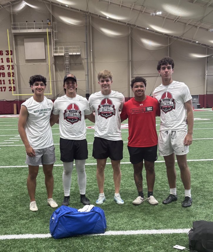 Jonathan Genty 5⭐️ (@jonathangenty1) on Twitter photo Had a great camp in Alabama today! Also had an awesome tour of the facilities. Thank you <a href="/nunez_jay/">Jay Nuñez</a> for the invite to come perform with the best!
<a href="/BTProspects/">Blessed Trinity Football Prospects</a> <a href="/BTTitansAD/">Blessed Trinity Athletics</a> <a href="/gdudley18/">Gordon Dudley</a> <a href="/CoachEdDudley63/">Ed Dudley</a> <a href="/NEGARecruits/">Northeast Georgia Recruits</a> <a href="/GeorgiaMaxPreps/">Georgia MaxPreps</a> <a href="/CoachMarcNolan/">Coach Marc Nolan</a> <a href="/hoseacoach/">will</a> Had a great camp in Alabama today! Also had an awesome tour of the facilities. Thank you <a href="/nunez_jay/">Jay Nuñez</a> for the invite to come perform with the best!
<a href="/BTProspects/">Blessed Trinity Football Prospects</a> <a href="/BTTitansAD/">Blessed Trinity Athletics</a> <a href="/gdudley18/">Gordon Dudley</a> <a href="/CoachEdDudley63/">Ed Dudley</a> <a href="/NEGARecruits/">Northeast Georgia Recruits</a> <a href="/GeorgiaMaxPreps/">Georgia MaxPreps</a> <a href="/CoachMarcNolan/">Coach Marc Nolan</a> <a href="/hoseacoach/">will</a>