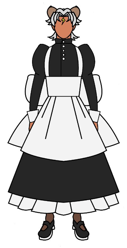去年の夏ごろからずっとあたためていた推しVにメイド服着せよう妄想…
ファングちゃんとお別れする前に頑張って実現させねば！
ファングちゃんにはクラシカルなロングスカート姿してほしい～！さりげなく見えてる足元が黒タイツなのもﾍｷだぜ！