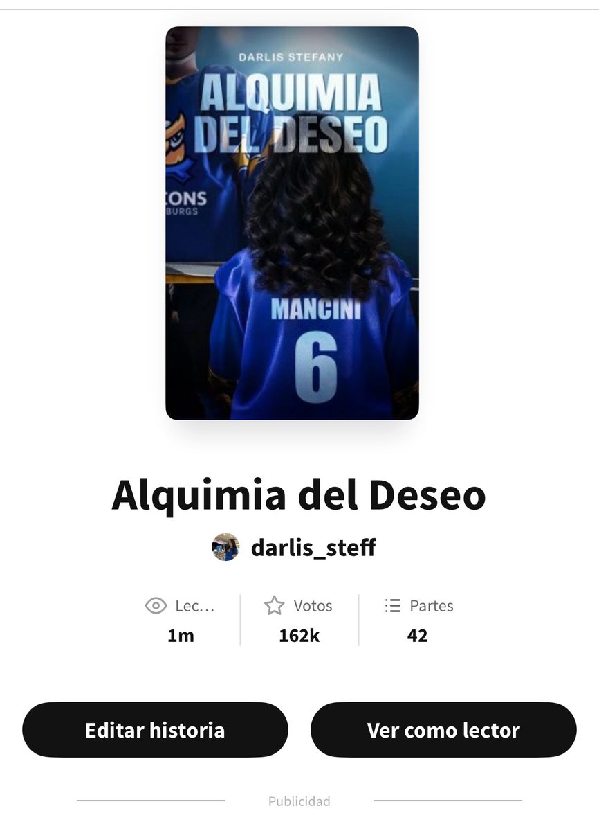 Me complace decirles que Alquimia del Deseo llegó a su primer millón de lecturas ¡Muchas gracias por sumarse a este inolvidable sport romance!
“Si pongo, por ejemplo, mi boca en la tuya es porque espero ser dueño de cada uno de tus besos y que entiendas que mi boca te pertenece.”