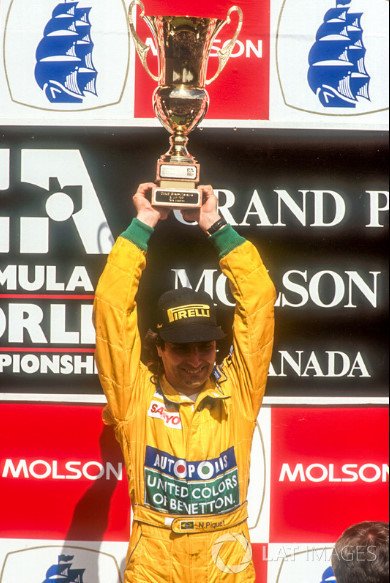 On this day in 1991, Nelson Piquet won the Molson Grand Prix of Canada at Circuit Gilles Villeneuve

It was his 23rd and final career <a href="/F1/">Formula 1</a> win

 #Formula1 #F1 #CanadianGP