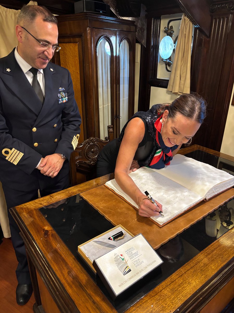 Secretary Brooke Rollins (@secrollins) on Twitter photo To end an amazing Day 1 in Rome, I was honored to join my Italian counterpart <a href="/FrancescoLollo1/">Francesco Lollobrigida 🇮🇹</a> for dinner and celebration aboard the historic Italian Navy tall ship Amerigo Vespucci. We talked extensively about how to open up the Italian and EU markets for our incredible To end an amazing Day 1 in Rome, I was honored to join my Italian counterpart <a href="/FrancescoLollo1/">Francesco Lollobrigida 🇮🇹</a> for dinner and celebration aboard the historic Italian Navy tall ship Amerigo Vespucci. We talked extensively about how to open up the Italian and EU markets for our incredible