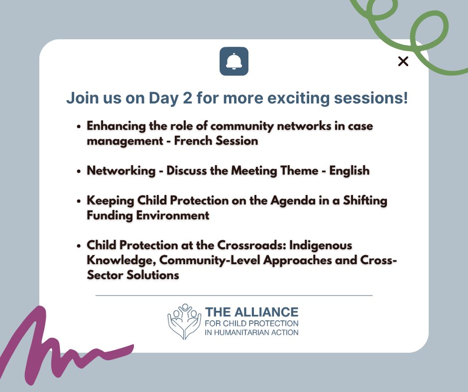 🌟 That’s a wrap on Day 1 of the #AM2025!

From youth voices to local leaders—today showed what it means to protect children from the #groundup. 💪🏽🌍

📅 Don’t miss Day 2—new sessions, new voices, same mission.
🔗 new.express.adobe.com/webpage/Rj38X5…
#ChildProtection #LocalisedApproaches