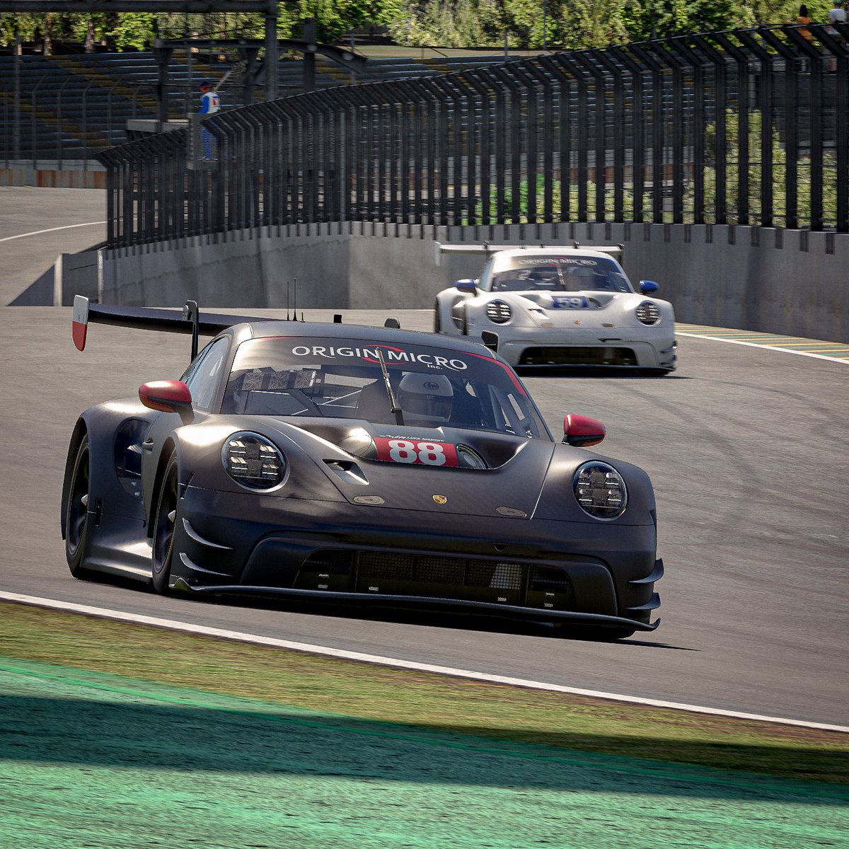 What a race at Interlagos! Oli Szulc takes the overall victory in Round 4 of the Luke Manske GT3 Open after an intense battle with Andrei Duna! Oli made the winning pass on the penultimate lap after putting immense pressure on Andrei. Amazing racing! 🏆 #iracing #lukemanskegt3