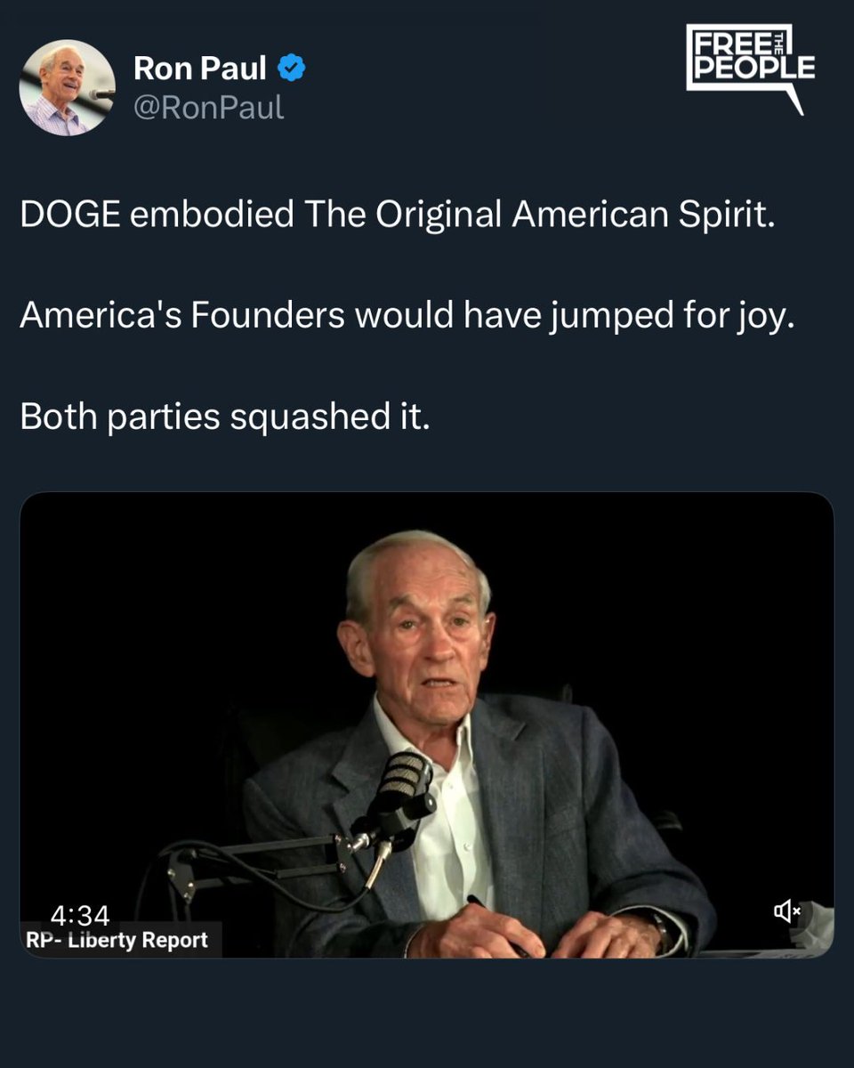 freethepeople's tweet image. Neither party wants to cut spending. It's just political theater.

cc: @RonPaul