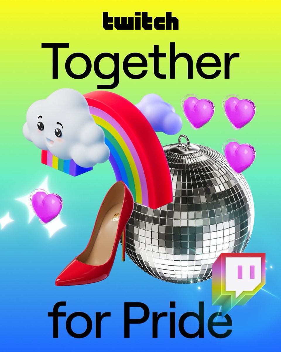 Happy Hekkin Pride Moth everyone! 🌈I'm super stoked to announce I will be featured on the #TogetherforPride shelf for 2025! I am honoured to be on Twitch's Front Page Shelf with so many other wonderful creators!