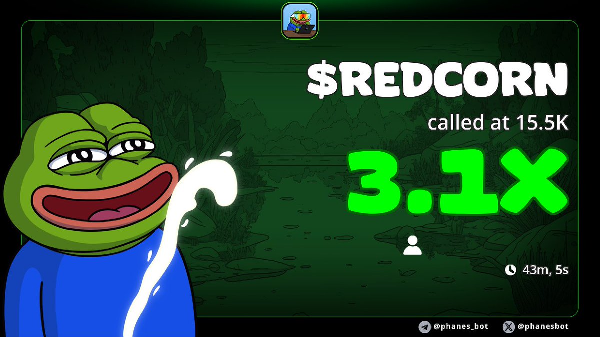 crypto_qz's tweet image. #Redcorn

8qqU6q5MQty6o6FLkHZ94qG5yzCcjohDTJLPpao9pump

15k-50k