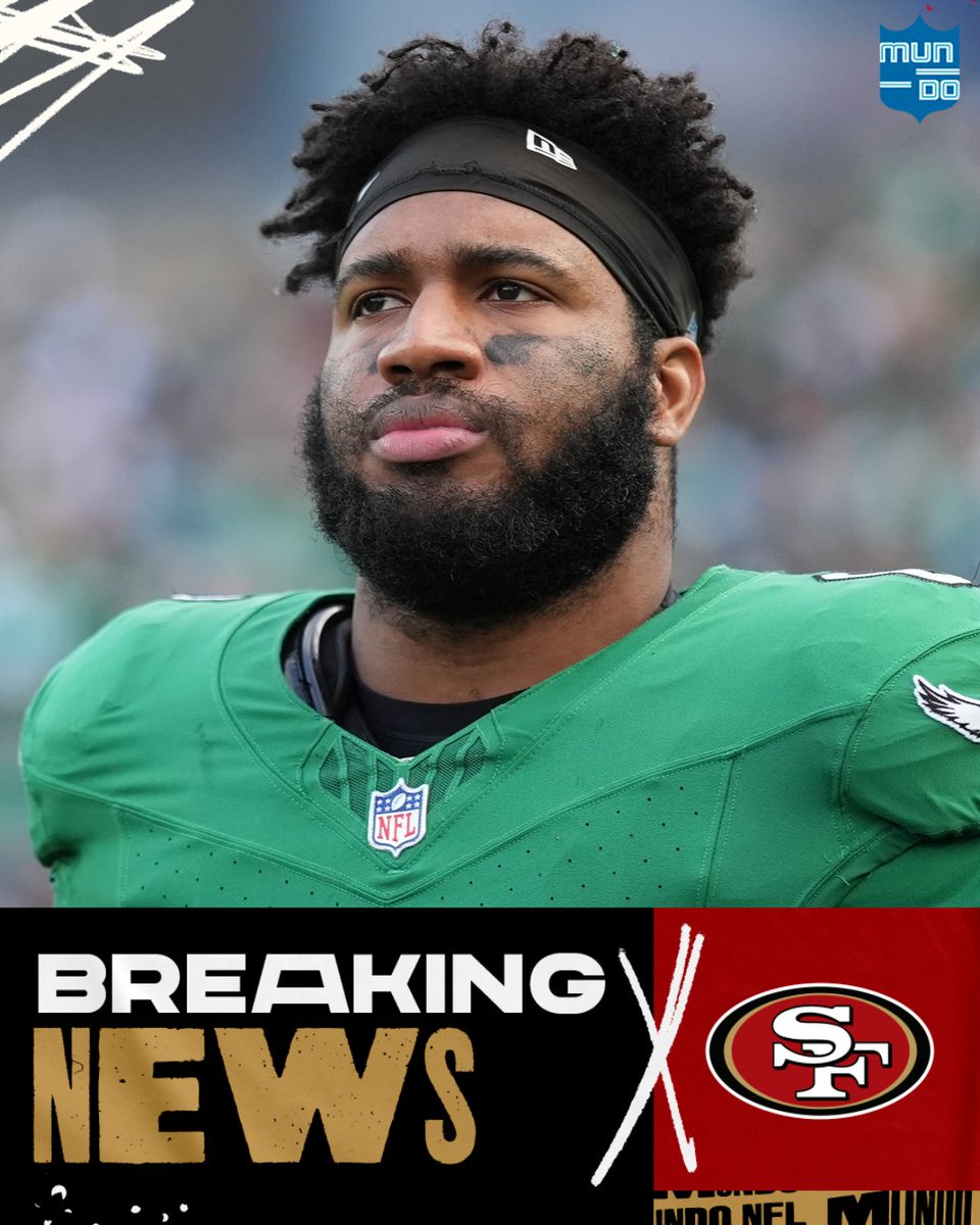 Mundo NFL (@mundonfl) on Twitter photo BRYCE HUFF LLEGA A LOS 49ERS 🚨
El DE ha sido intercambiado por los Eagles y llegará con contrato reestructurado al equipo de San Francisco.
#MundoNFL | #FTTB BRYCE HUFF LLEGA A LOS 49ERS 🚨
El DE ha sido intercambiado por los Eagles y llegará con contrato reestructurado al equipo de San Francisco.
#MundoNFL | #FTTB