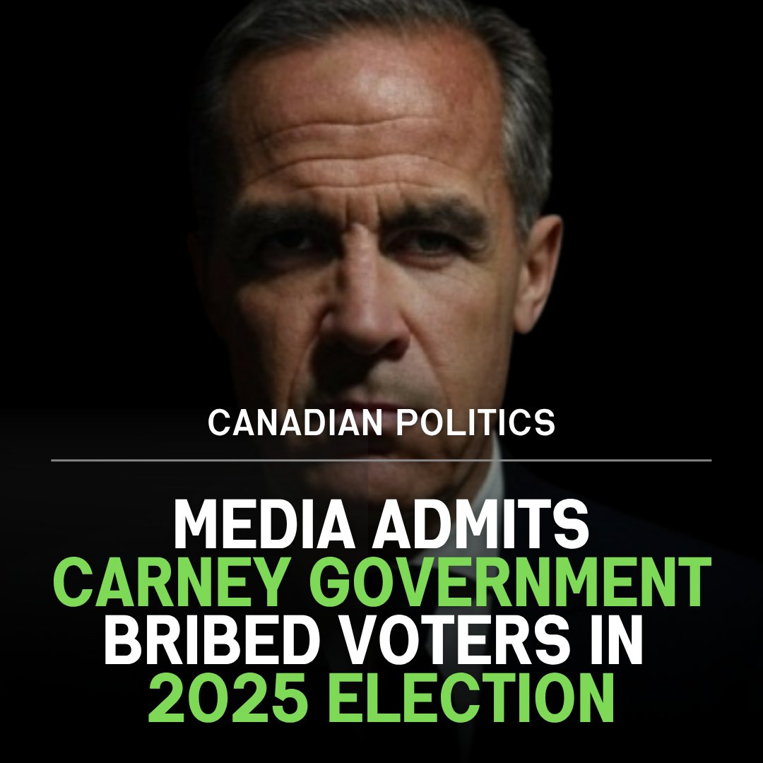 The media now ADMITS that Mark Carney, Steven Guilbeault, and other Liberal MPs gave bribes to win the 2025 election. Should the results of the previous election be annulled? 

A - Yes
B - No

Learn more: youtu.be/lRJWahlHSV4