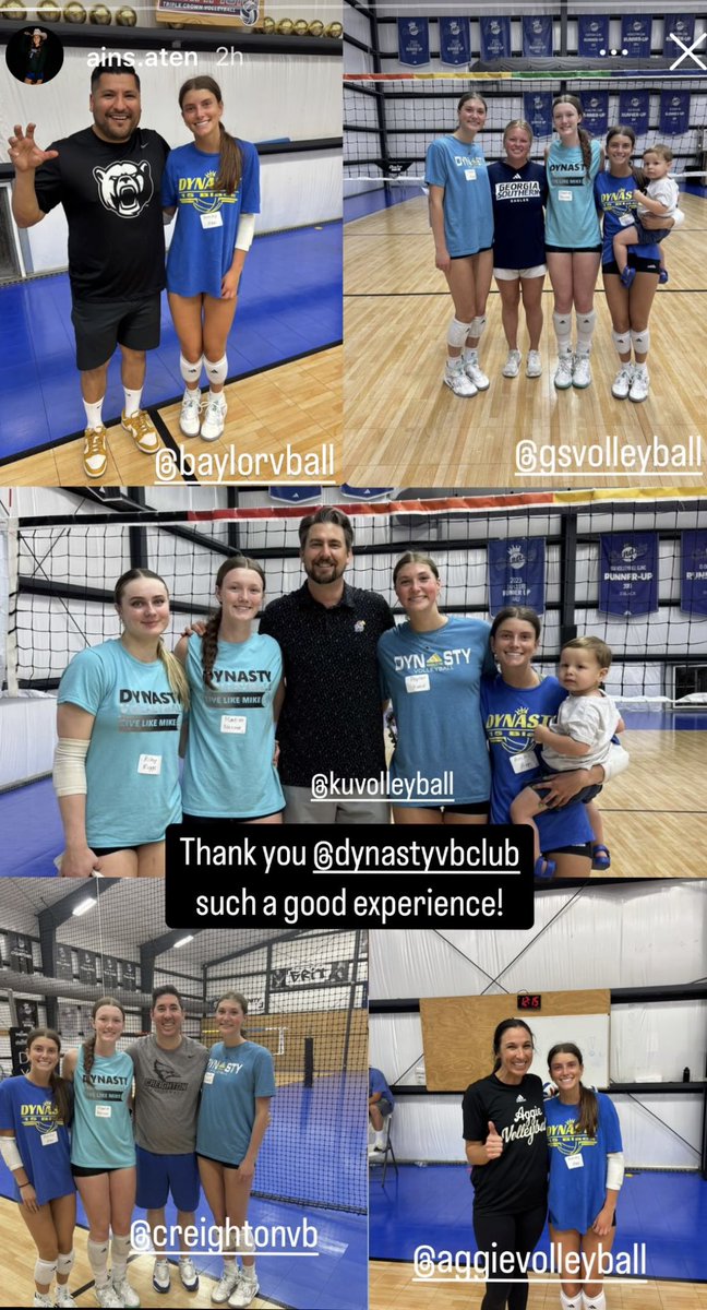 I had a great day at the college coach camp!@dynastyvbc