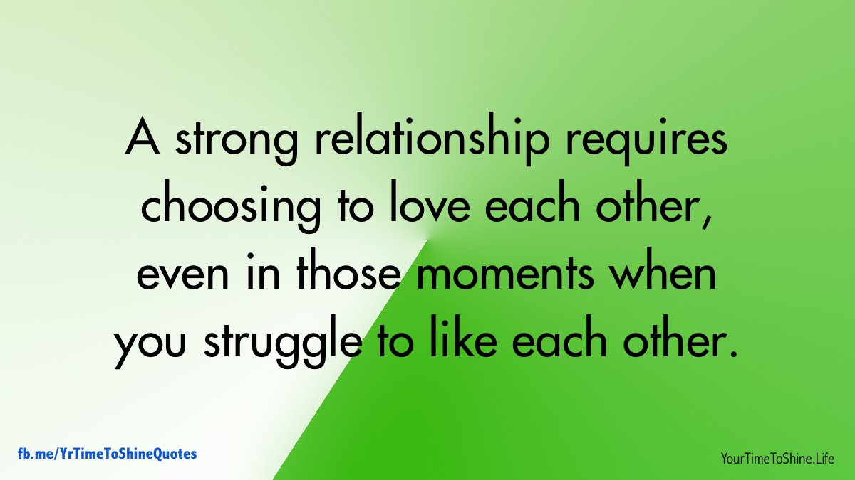 Strong relationships aren’t built on always liking each other. They’re built on choosing love...especially when it’s hard. #RealLove #RelationshipTruths #RelationshipSkills #RelationshipGrowth ❤️