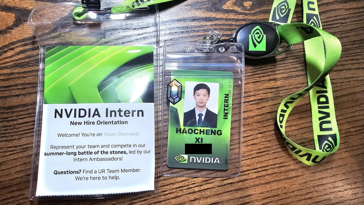 HaochengXiUCB's tweet image. Excited to begin my summer internship at NVIDIA! This marks my second time joining the company—though it’s my first experience working at the Santa Clara headquarters.
Previously I worked on low-precision training and co-authored two projects: COAT, accepted at ICLR 2025, and…