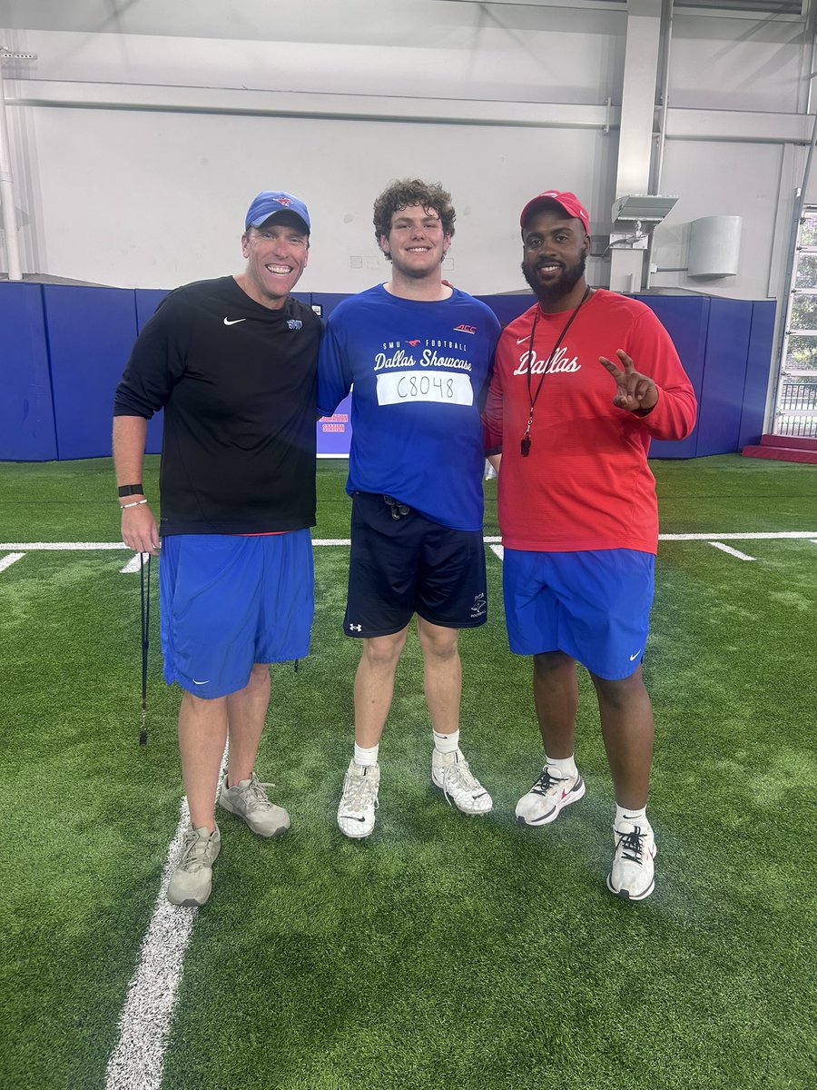 AbramBengard (@abrambengard) on Twitter photo After getting work in at the SMU football camp today, I am blessed to announce that <a href="/GarinJustice/">Garin Justice</a> has given me an offer to play at <a href="/SMUFB/">SMU Football</a> #PonyUp
<a href="/CoachBain58/">Reginald Bain</a> <a href="/natelivings/">Nate Livings</a> <a href="/donnieyantis/">Donnie Yantis</a> <a href="/CoachCoreyH/">Coach C. Harbert</a> <a href="/rhettlashlee/">Rhett Lashlee</a> <a href="/BryantStephen/">Stephen Bryant</a> <a href="/PCALionsFB/">PCAFootball</a> <a href="/CoachCaseyWoods/">Casey Woods</a> <a href="/CoachRobLikens/">ROB LIKENS</a> After getting work in at the SMU football camp today, I am blessed to announce that <a href="/GarinJustice/">Garin Justice</a> has given me an offer to play at <a href="/SMUFB/">SMU Football</a> #PonyUp
<a href="/CoachBain58/">Reginald Bain</a> <a href="/natelivings/">Nate Livings</a> <a href="/donnieyantis/">Donnie Yantis</a> <a href="/CoachCoreyH/">Coach C. Harbert</a> <a href="/rhettlashlee/">Rhett Lashlee</a> <a href="/BryantStephen/">Stephen Bryant</a> <a href="/PCALionsFB/">PCAFootball</a> <a href="/CoachCaseyWoods/">Casey Woods</a> <a href="/CoachRobLikens/">ROB LIKENS</a>