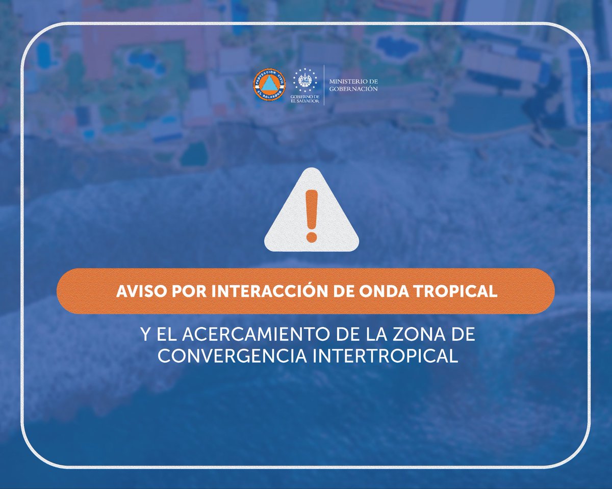 ⚠️ #ATENCIÓN ⚠️
Se emite AVISO por la interacción de una onda tropical y el acercamiento de la Zona de Convergencia Intertropical (ZCIT).

Pedimos a la población acatar las recomendaciones que brindamos para prevenir incidentes.
#PlanInvierno2025 🌧

ℹ️ Más información: