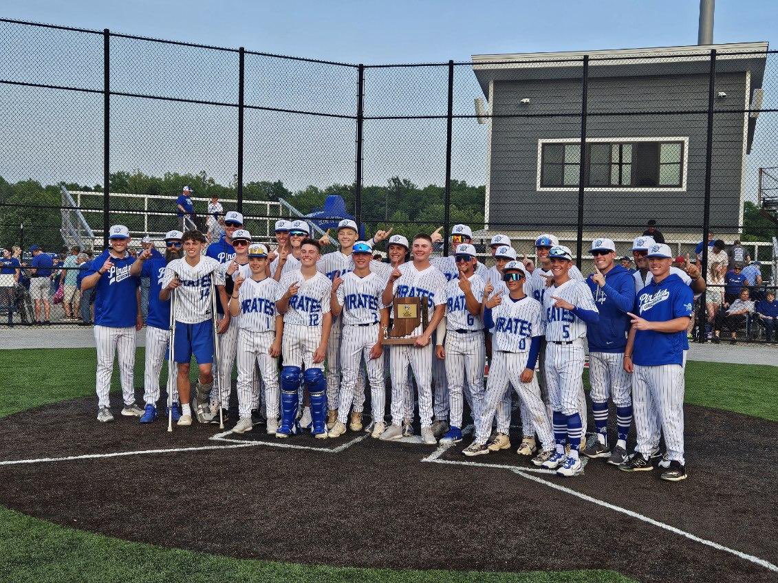 Congratulations to our Pirate Baseball team for winning IHSAA (Indiana High School Athletic Association, Inc.) Sectionals tonight! The Pirates beat the Bulldogs to clench the title! 

Way to go Pirates!🏴‍☠️