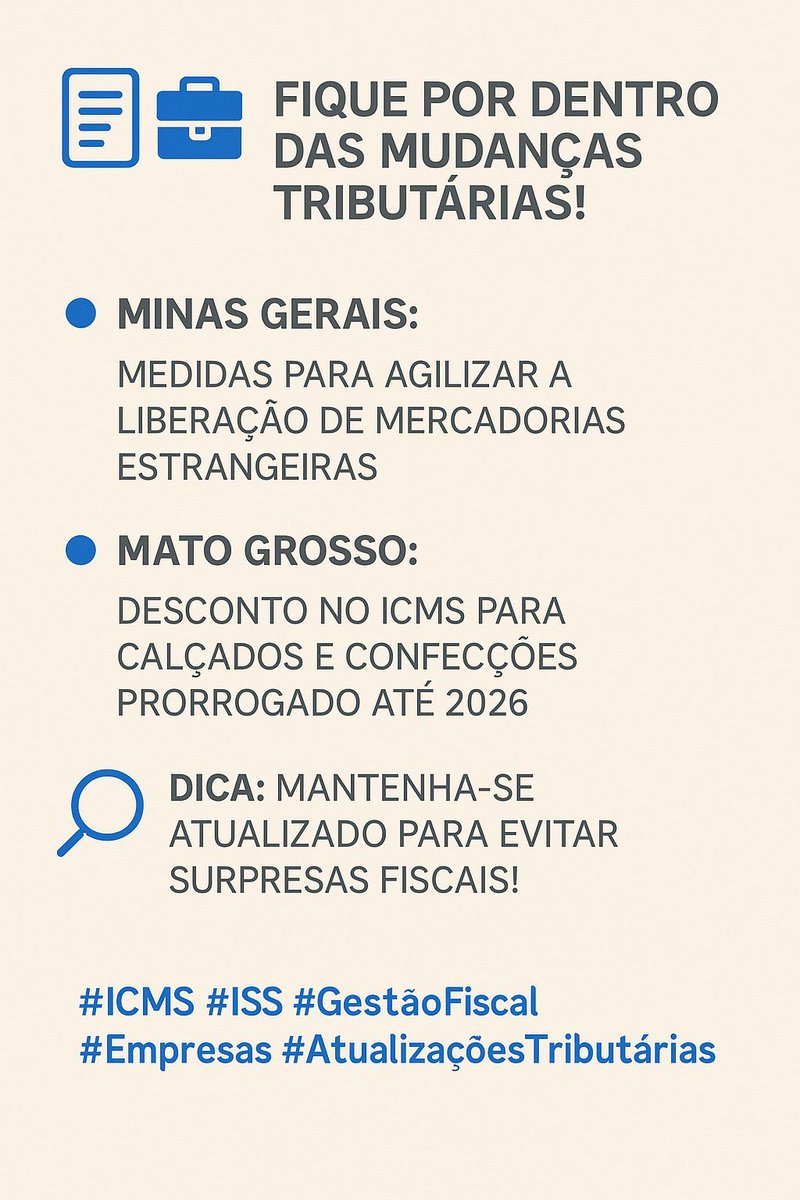 Manter-se atualizado é fundamental para a excelência em nossa área. Vamos discutir o impacto dessas mudanças?#DireitoTributário #PlanejamentoTributário #ICMS #ISS #LegislaçãoFiscal #ConsultoriaTributária #Contador #AdvogadoTributarista #Brasil #AtualizaçãoProfissional