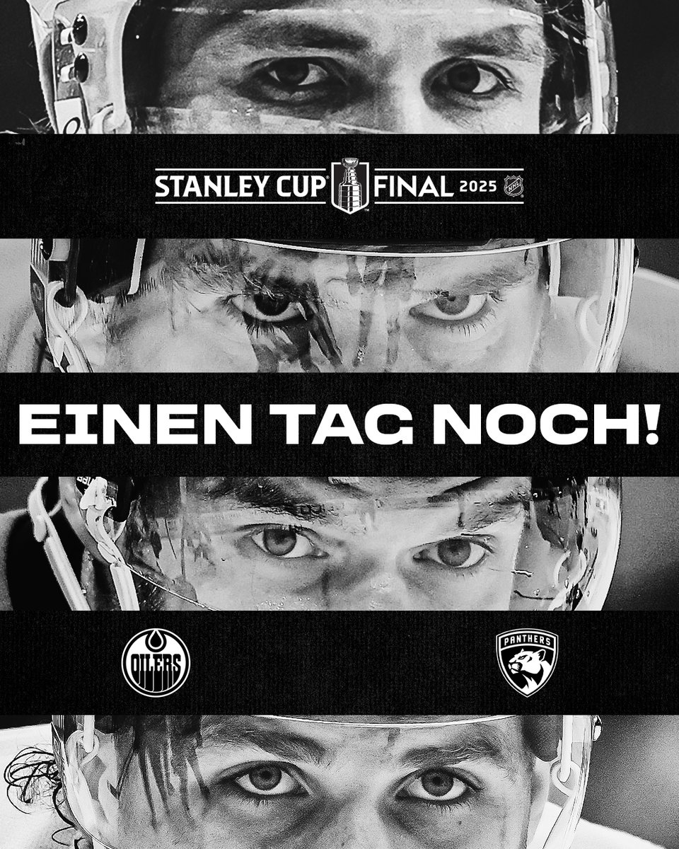 Das Warten hat bald ein Ende! 😍 

#TimeToHunt | @flapanthers | #StanleyCup | <a href="/EdmontonOilers/">Edmonton Oilers</a> | #LetsGoOilers
