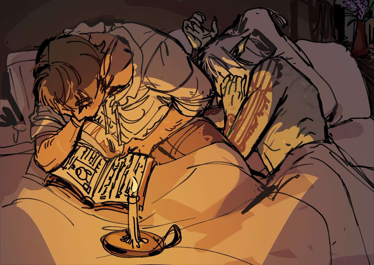grendelmenz's tweet image. Why is it always enemies to lovers and never enemies to lavender married….