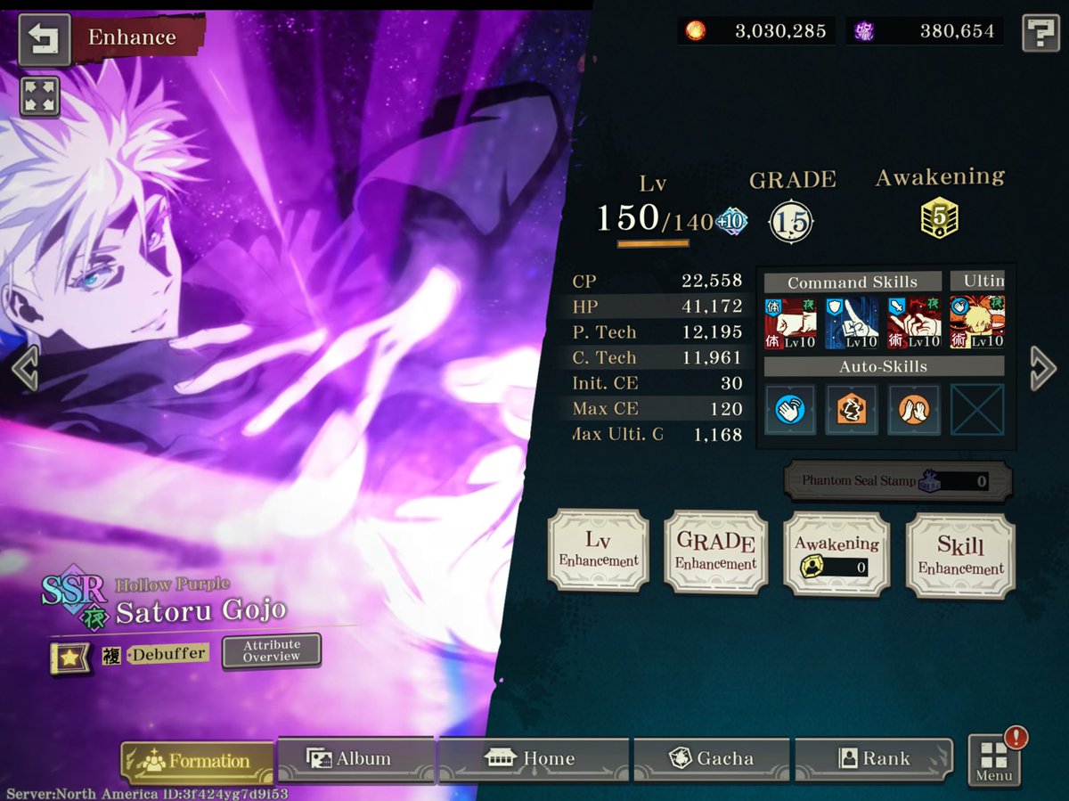 finally,,, finally he’s at A5 🙂‍↕️ #五条悟 #jjk