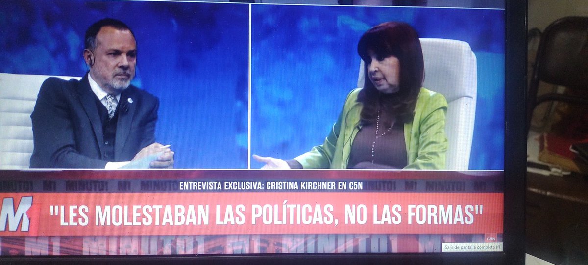 juanvanella's tweet image. #CristinaEnM1