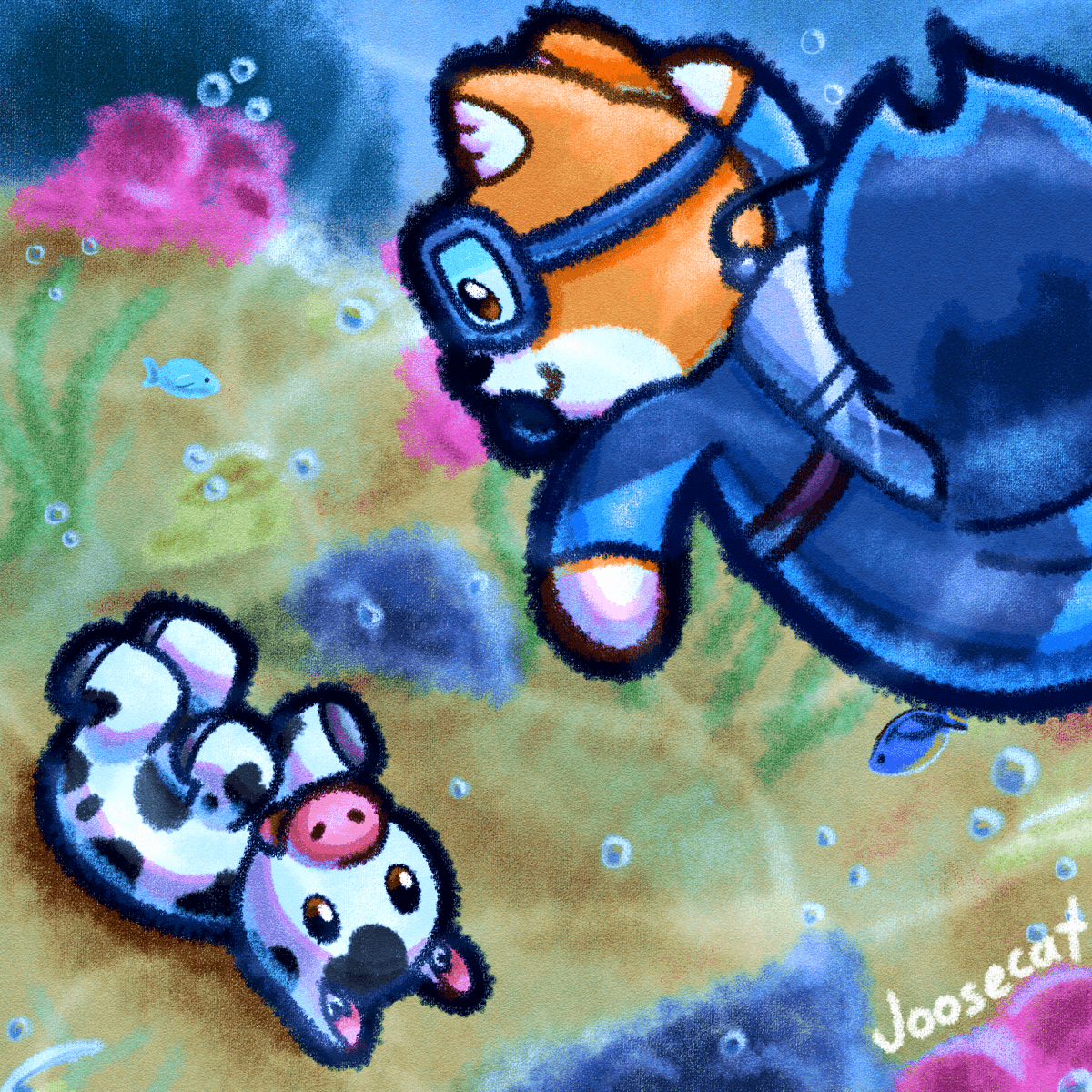 I’M GONNA SEE THE COW BENEATH THE SEA ‼️🌊

#raysfire #raysfirefanart <a href="/raysfire/">raysfire</a>
