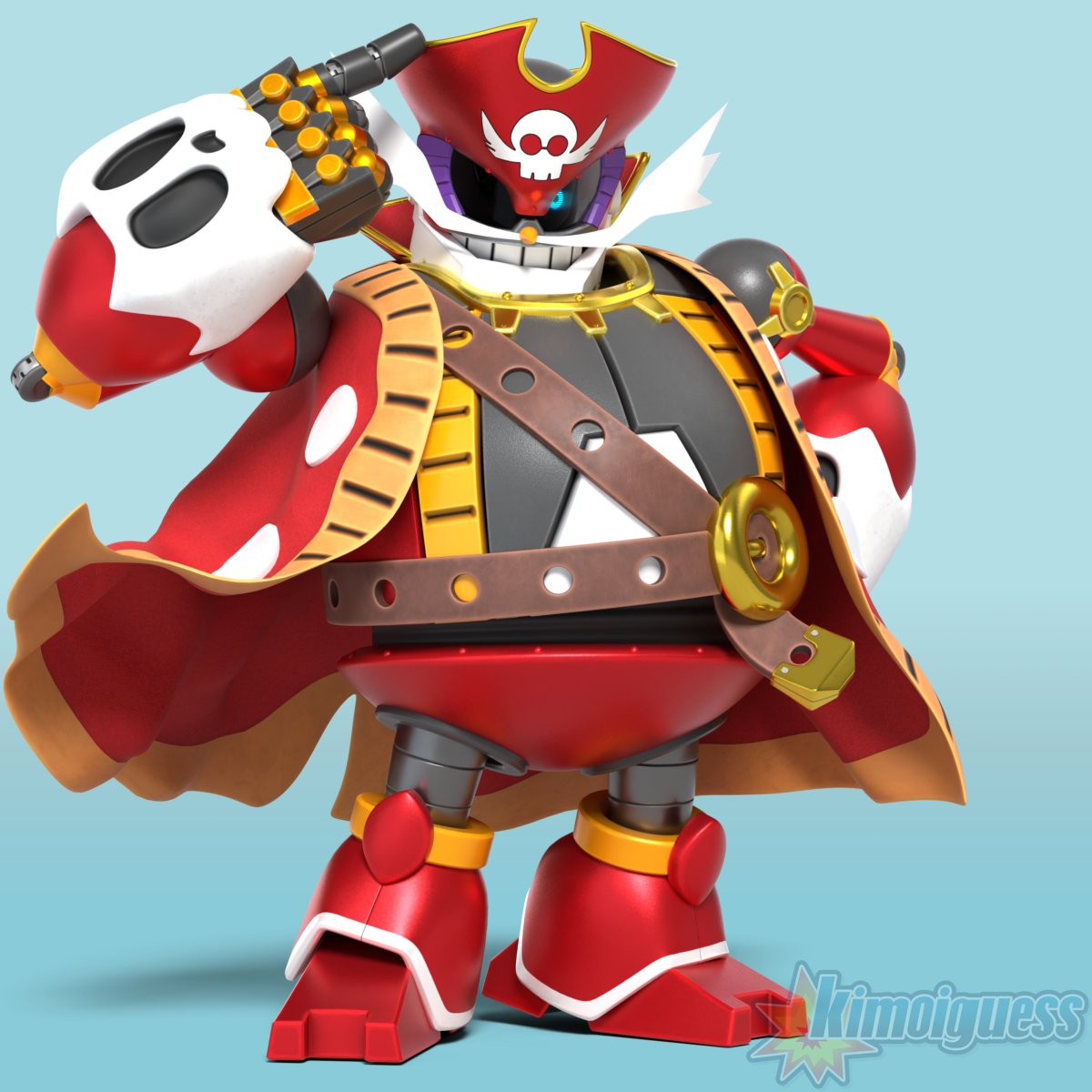 comparing to the official model we have of this guy now, i think i got him down pretty well. seems the official one leaned his proportions a lot more to his original model in sonic rush adventure
