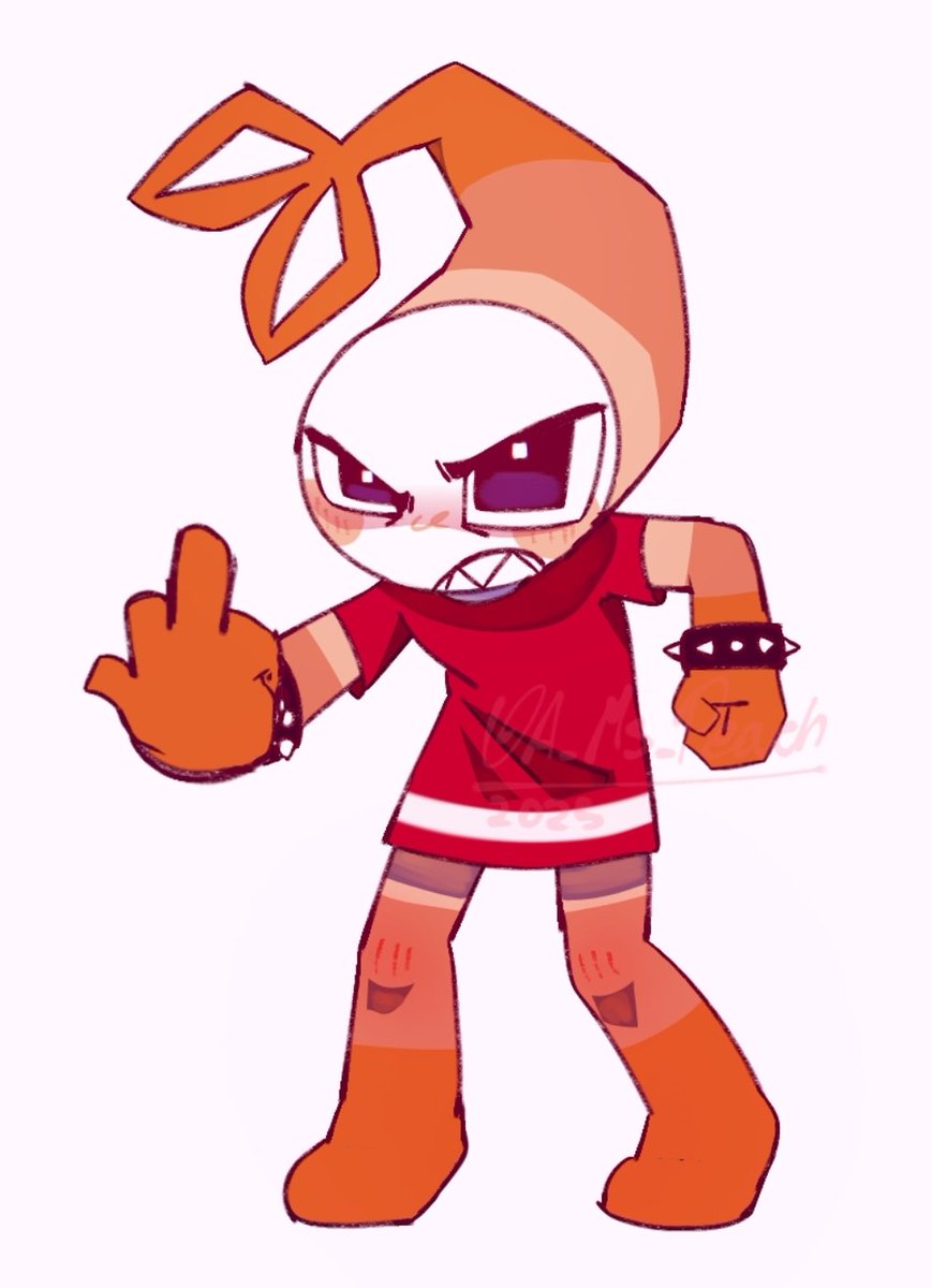 A_Ms_Peach's tweet image. My friend asked to draw shrimpo
#dandysworld #dandysworldart