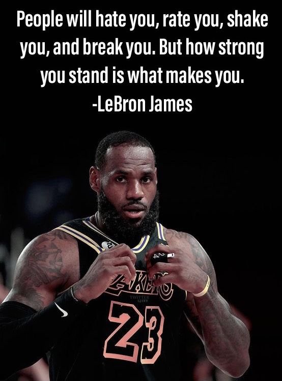 rapmicom's tweet photo. WOW 🤯🤯: LeBron James shares a quote that Kitty told him https://t.co/znaIwvgCy5