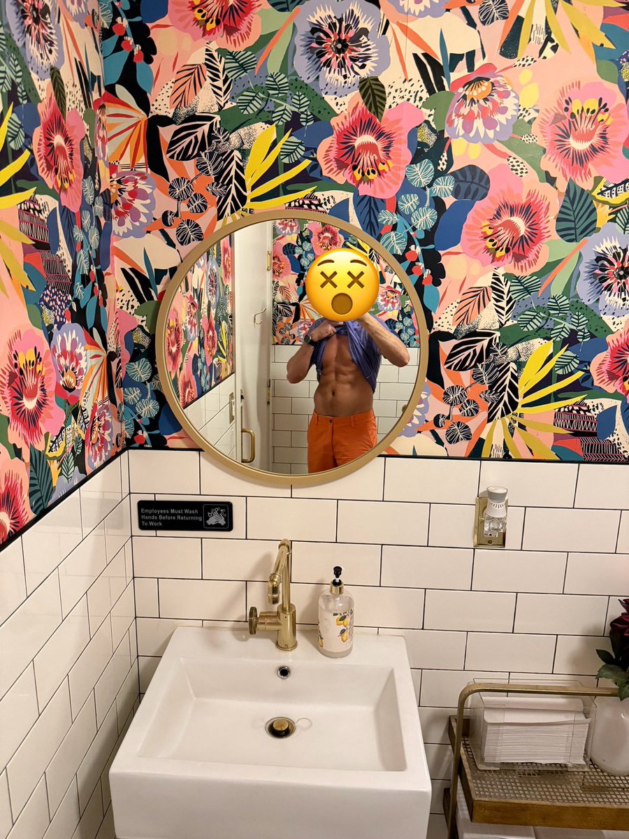 Bright bathroom.